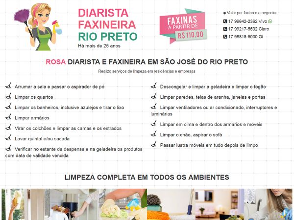 Rosa Diarista Rio Preto
