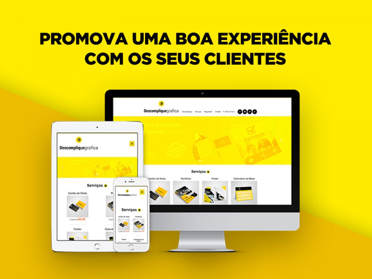 Invista em marketing digital e em um site responsivo