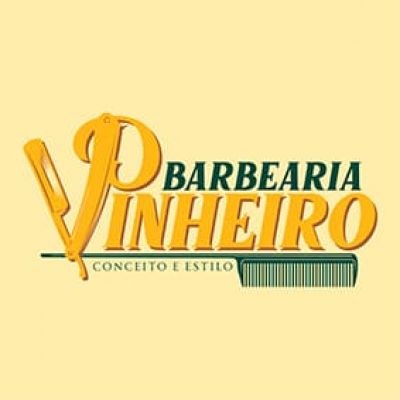Agência de Designer e Desenvolvimento WEB Logos - Barbearia Pinheiro